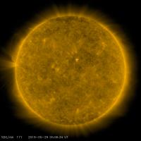 AIA 171 (Korona'nın Sakin Bölgeleri ve Geçiş Bölgesinin Üst Kısımları)